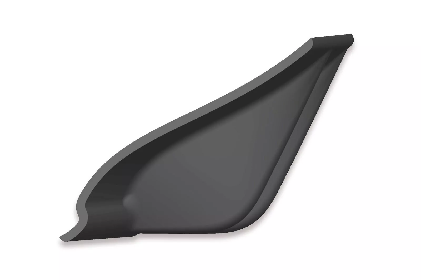 Heckansatz für VW Golf 7 (Facelift) Lackierfreundlich (schwarz matt)