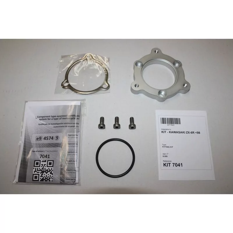 IXIL Hexoval Xtrem Silencer Stainless Steel / Aluminium Black - Kawasaki ZX-6R Ninja - OK7041VSE