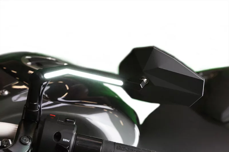 HIGHSIDER STEALTH-X3 Spiegel mit LED Positionslicht E-geprüft