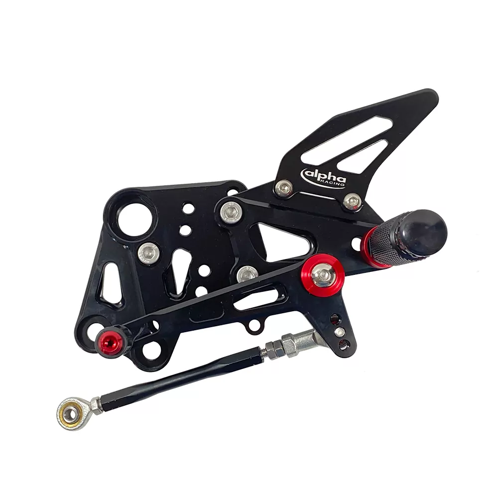 TRACK Fußrastenanlage schwarz KTM RC390 2014- ABE