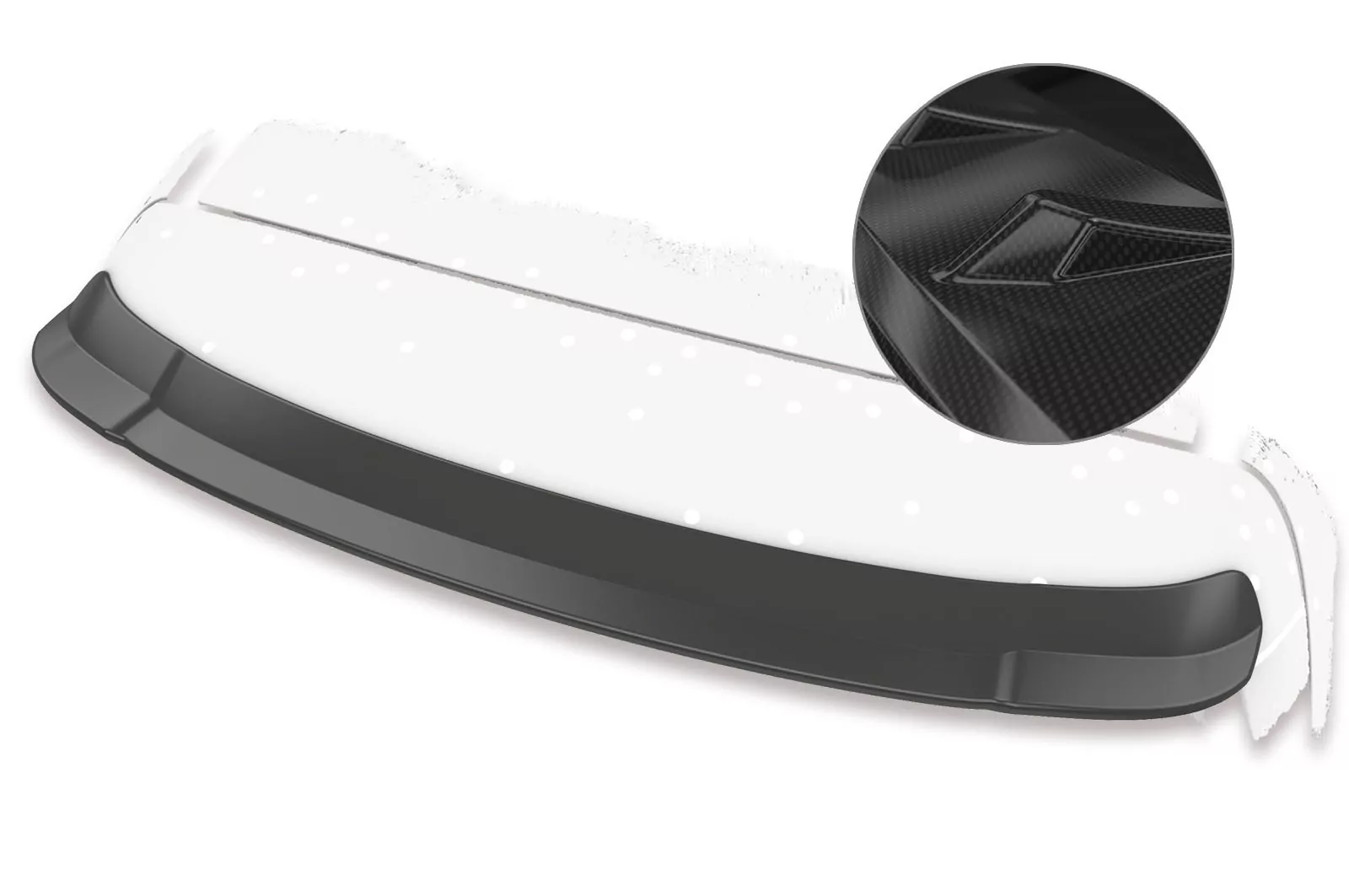 Heckflügel mit ABE für Mercedes C-Klasse S205 T-Modell HF710-C Carbon Look Hochglanz