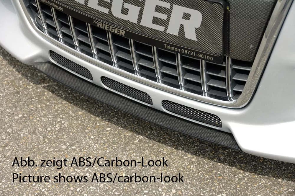 Rieger Spoilerschwert für Audi TT (8N) - Roadster  für Spoilerstoßstange 55107/55108/55121/55122 carbon optik