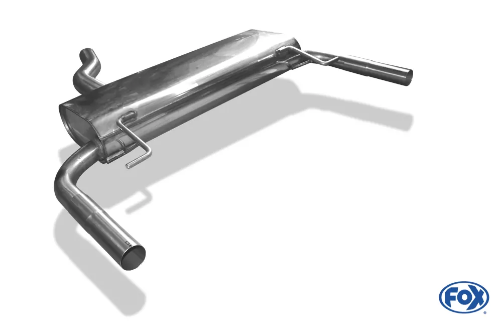 Renault Clio III B Sport Facelift  Endschalldämpfer quer Ausgang rechts/links - 1x50 Typ 10 rechts/links (es werden die originalen Endrohre verwendet)