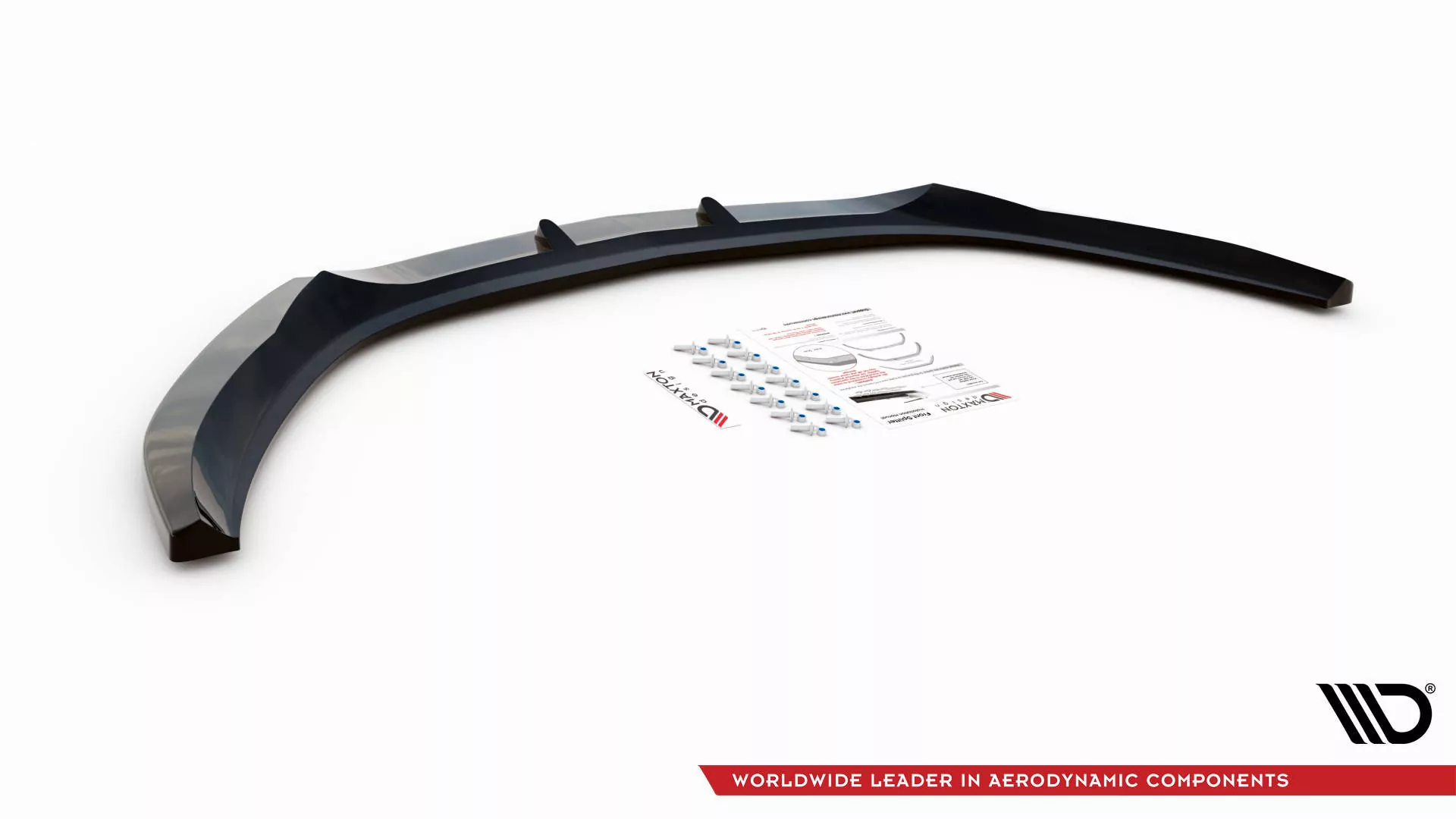 Front Ansatz V.1 Für Opel Astra GTC OPC-Line J Schwarz Hochglanz