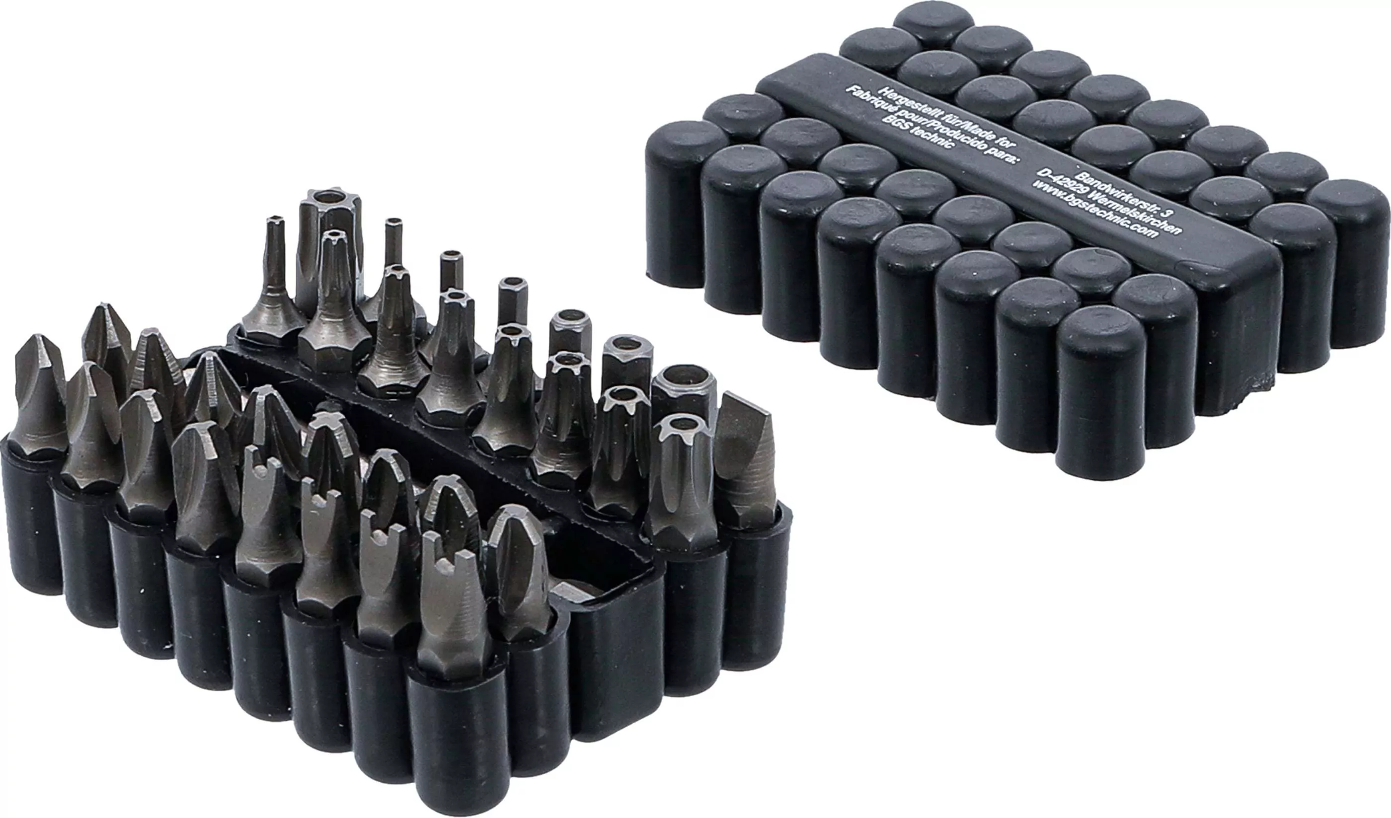 Bit-Satz | kurz | Antrieb Außensechskant 6,3 mm (1/4") | verschiedene Profile | 33-tlg.