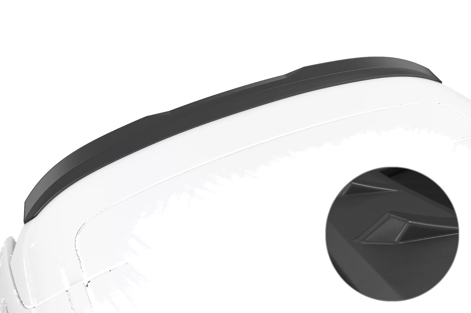 Heckflügel mit ABE für Ford Focus MK3 ST Lackierfreundlich (schwarz matt)