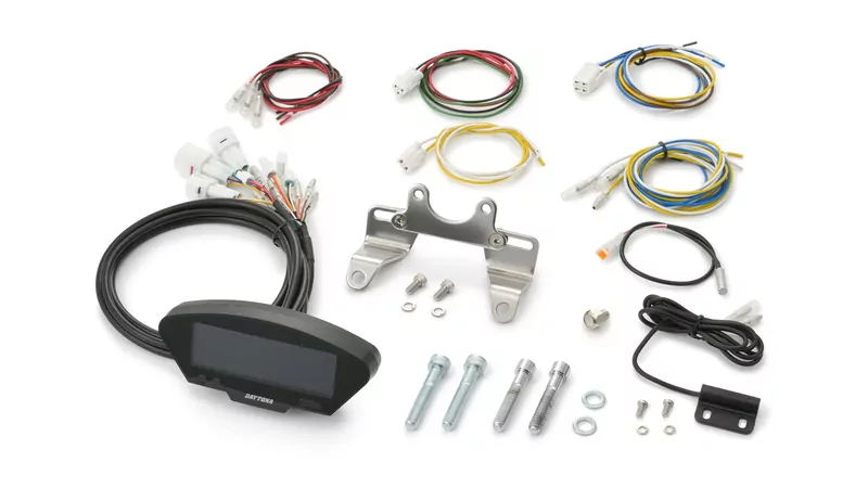 DAYTONA DEVA01 Digitales Multifunktionscockpit, all in one, mit Halter