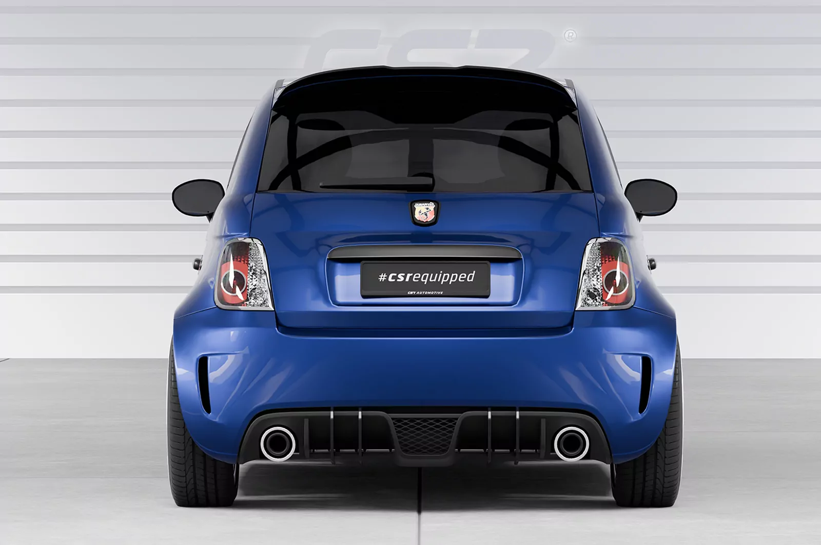 Racing Diffusor / Heckansatz für Fiat 500 Abarth 595 HA323