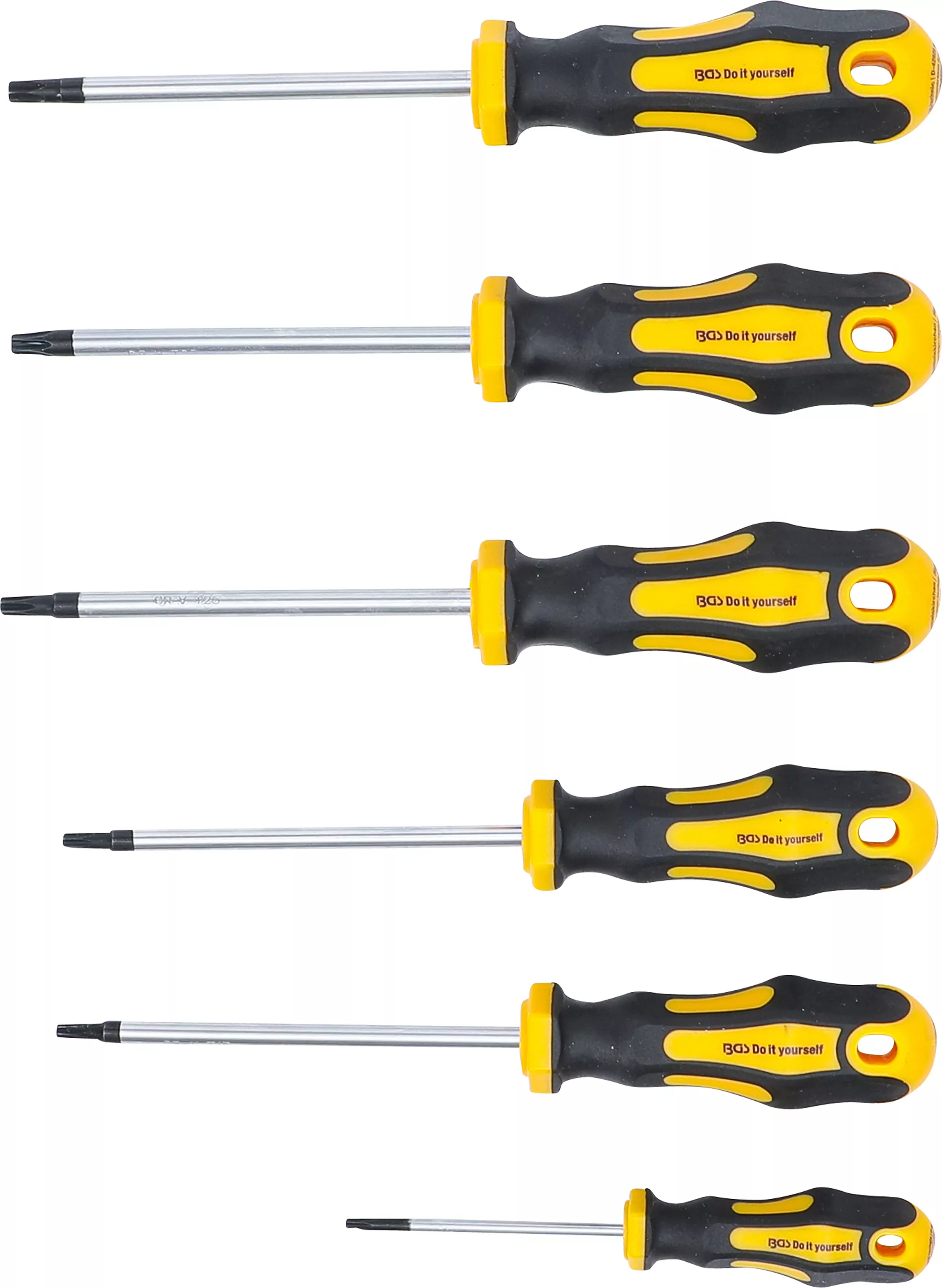 Schraubendreher-Satz | T-Profil (für Torx) T10 - T30 | 6-tlg.