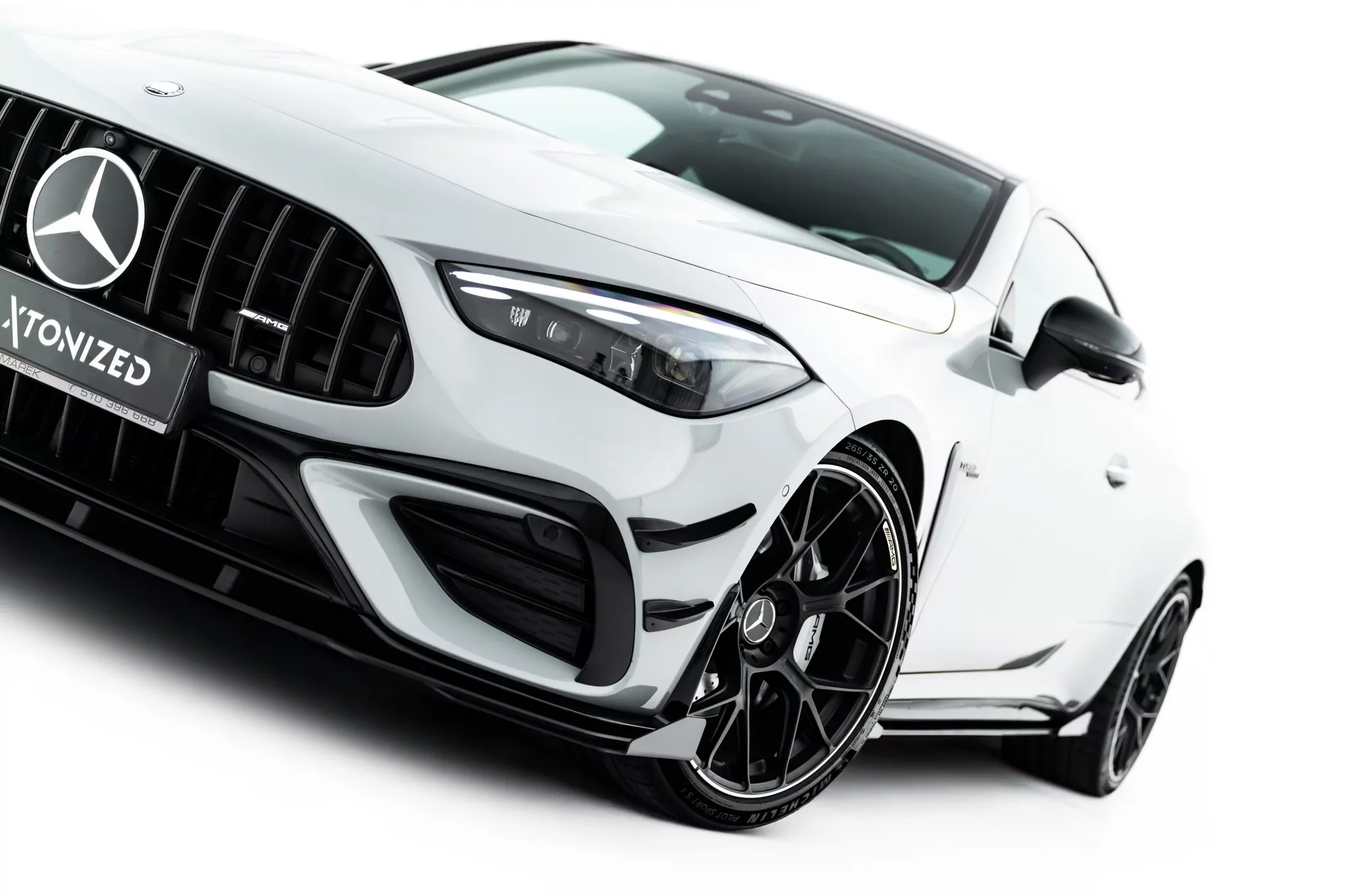 Street Pro Front Ansatz + Flaps Für Mercedes-AMG CLE 53 Aero C236 