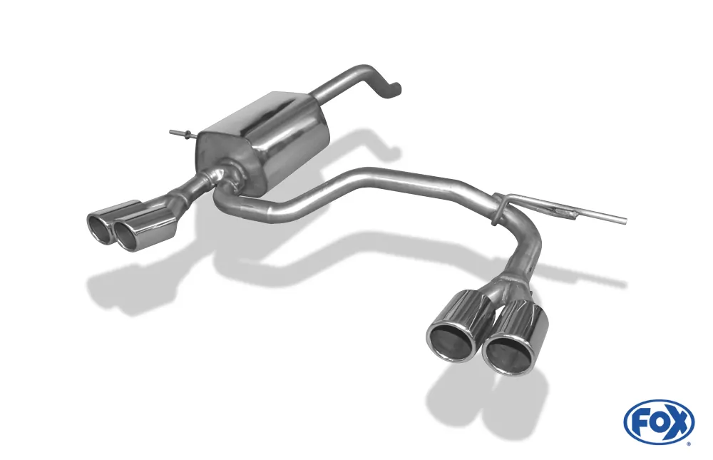 Renault Clio IV  Endschalldämpfer Ausgang rechts/links - 2x76 Typ 16 rechts/links