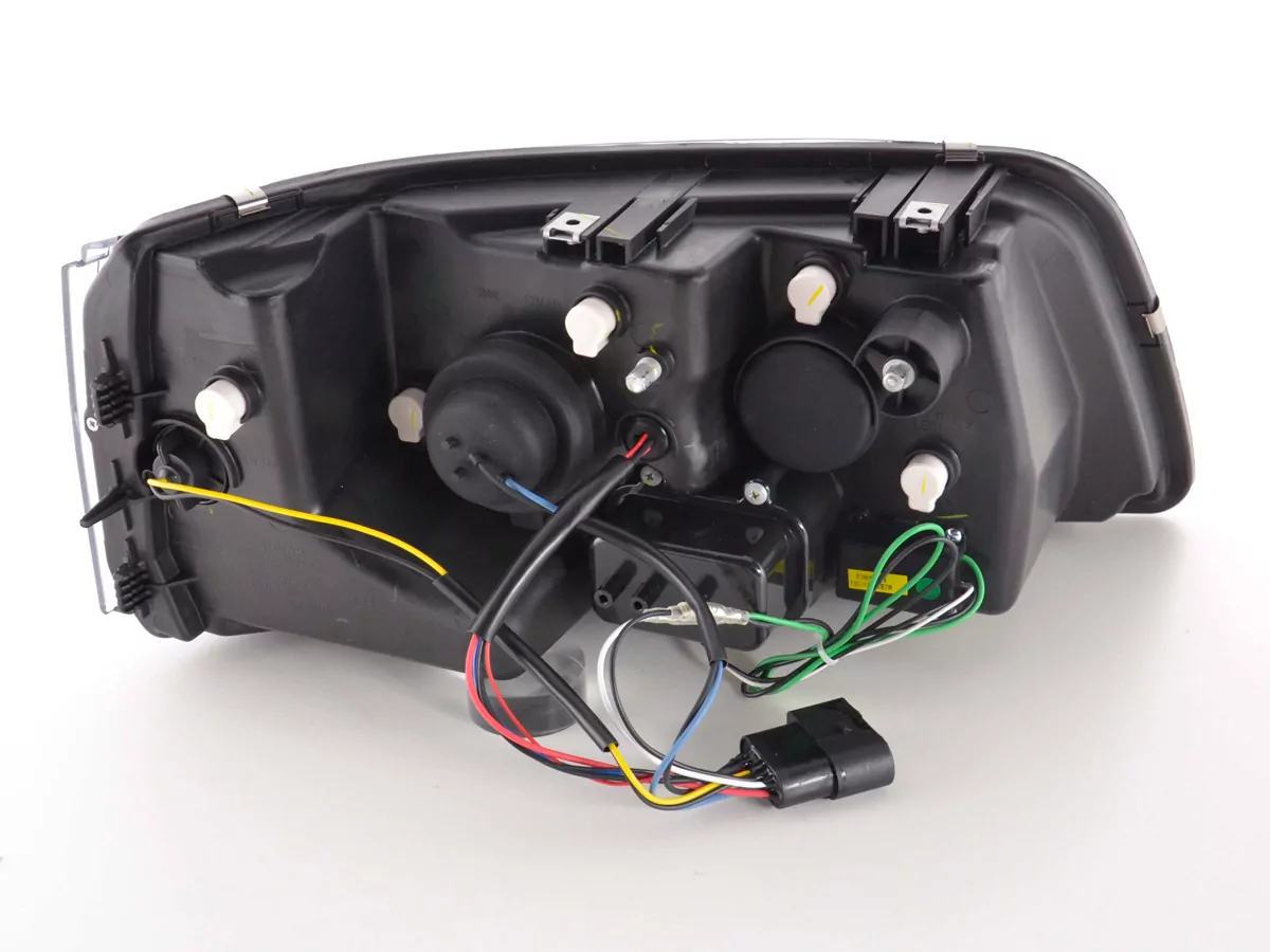 Scheinwerfer Set Daylight LED TFL-Optik VW Bus Typ T5 Bj. 03-09 schwarz