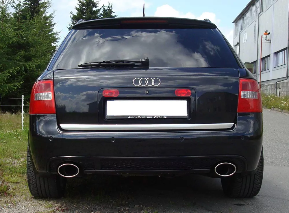 Audi A6/ S6 Typ 4B quattro  Endschalldämpfer rechts/links - 140x90 Typ 32 rechts/links für originale RS6-Stoßstange