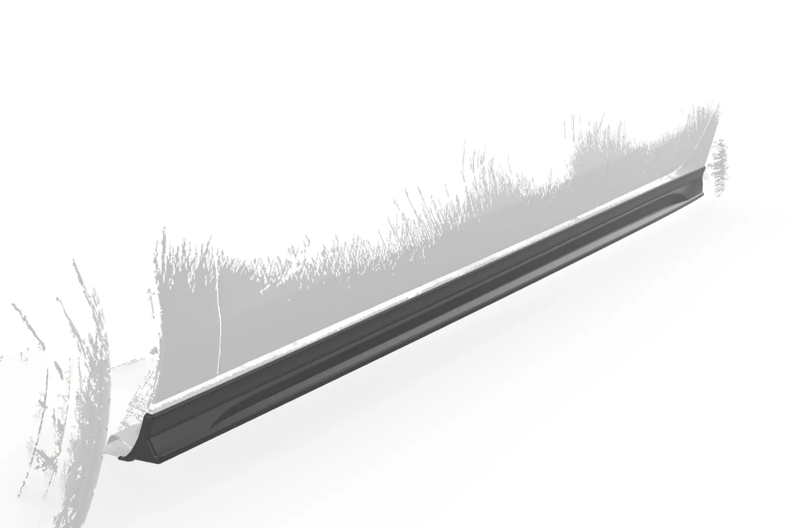 Seitenschweller für Hyundai I30 (PD) CW SS502 Schwarz Strukturiert