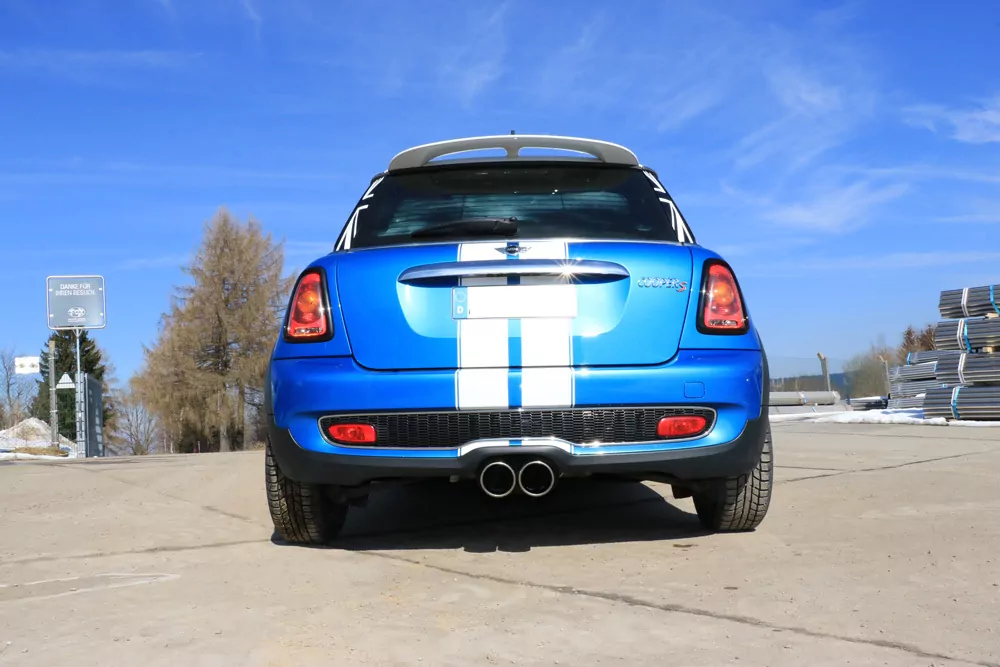 Mini Cooper S R56  Endschalldämpfer Ausgang mittig - 2x100 Typ 16