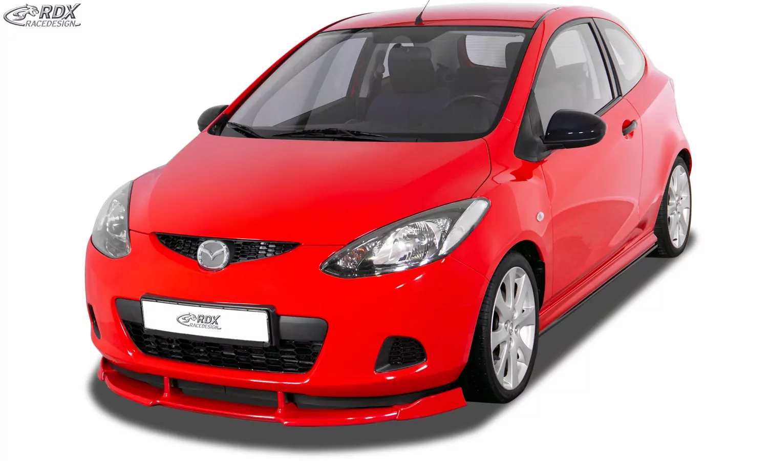 RDX Frontspoiler VARIO-X für MAZDA 2 (DE) 2007-2010 Frontlippe Front Ansatz Vorne Spoilerlippe