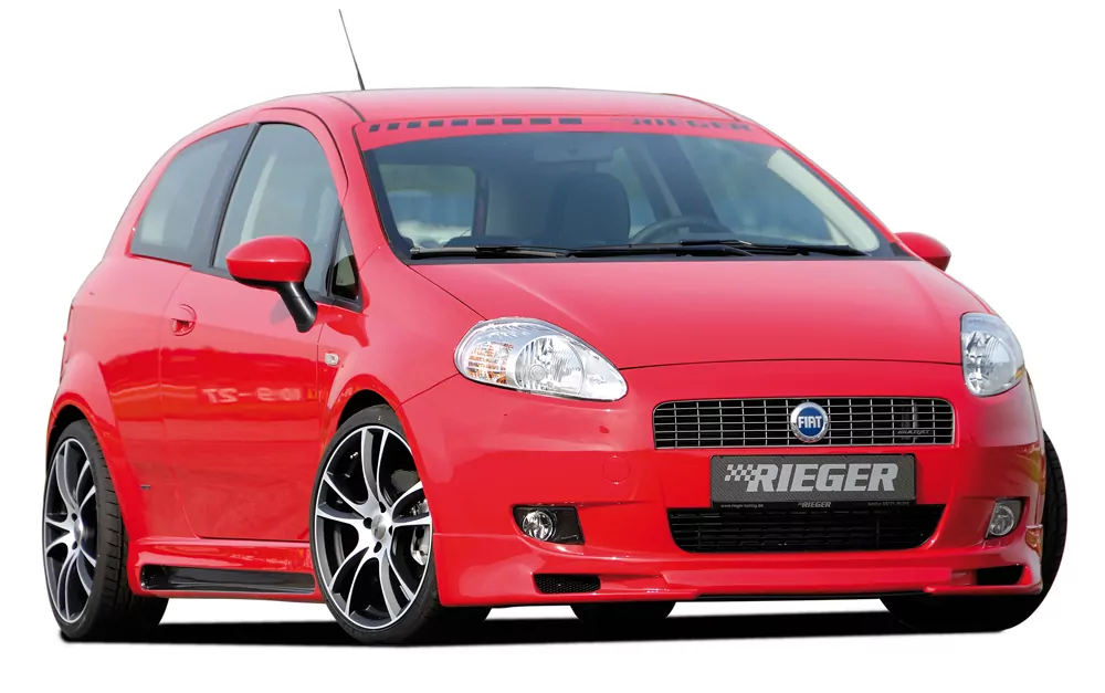 Rieger Spoilerlippe für Fiat Grande Punto (199) | 5-tür. 10.05- nicht für Evo !