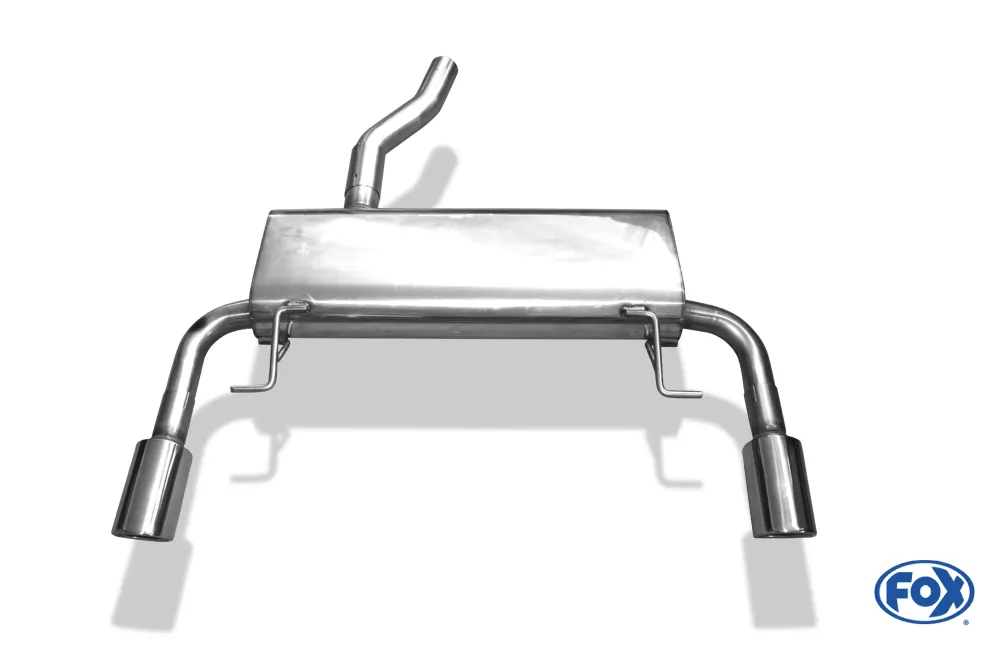 Renault Clio III B Sport  Endschalldämpfer quer Ausgang rechts/links - 1x90 Typ 17 rechts/links