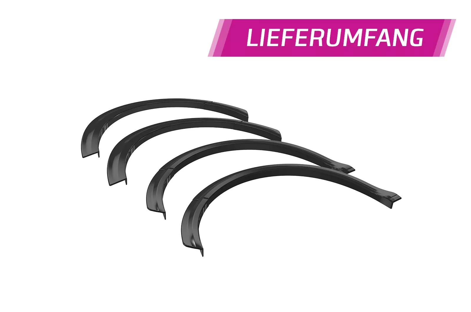 Kotflügelverbreiterung für BMW 2er F22/F23 VB034 Carbon Look Hochglanz