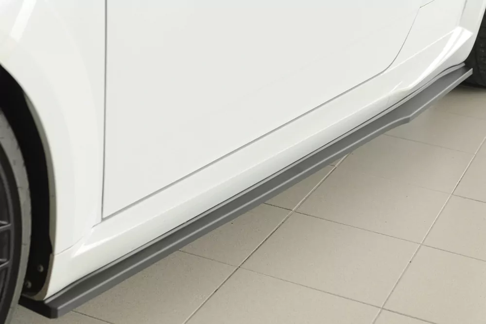 Rieger Seitenschweller links ansatz (ca. 19mm) matt schwarz für Audi TTS (8J-FV/8S) Roadster 07.14-08.18 (bis Facelift)