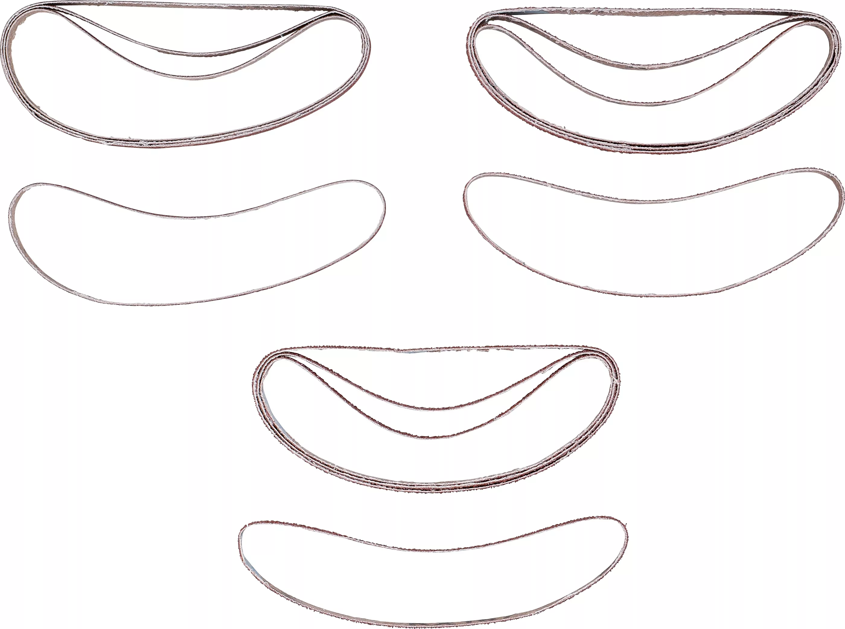 Schleifband-Satz | für Art. 8853 | 10 mm x 330 mm | K 60 - 80 - 120 | 12 tlg.