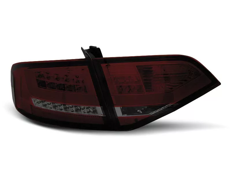 Led Tail Lights Red Smoke Fits Audi A4 B8 08-11