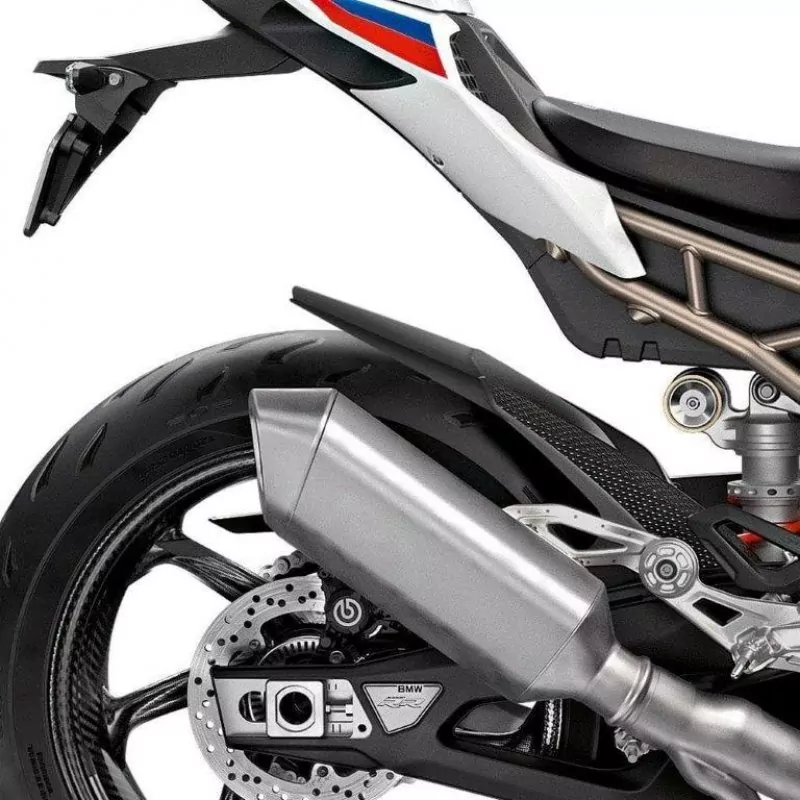 Pyramid Hinterradabdeckung Verlängerung Schwarz Matt BMW S 1000 R 2021- / S 1000 RR 2019-