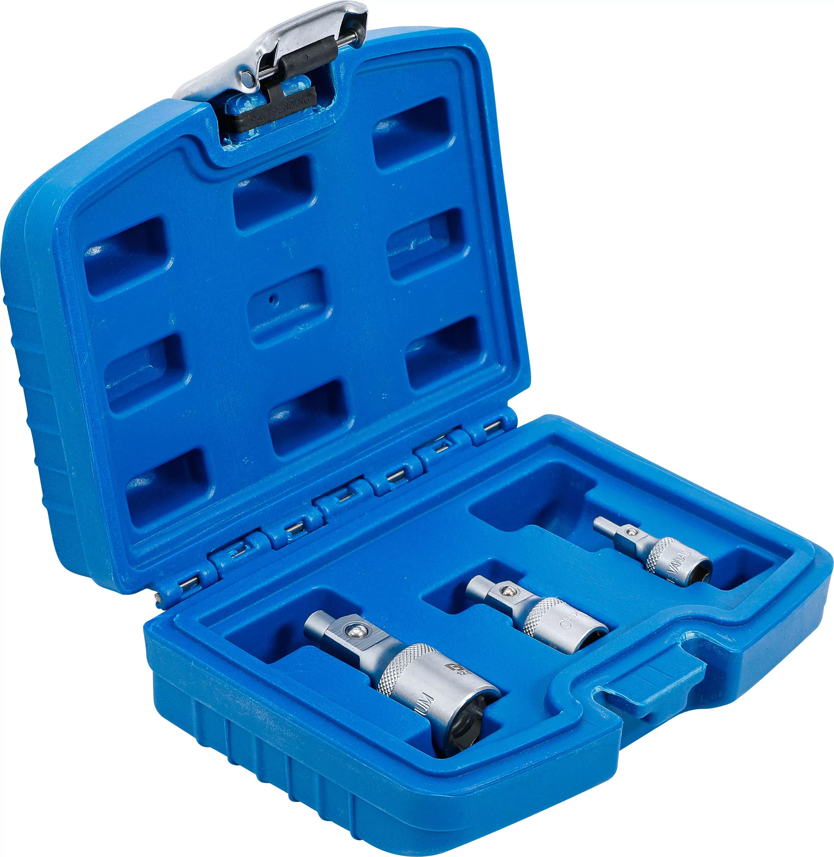 Verlängerungs-Satz mit Magnethalter | 6,3 mm (1/4") / 10 mm (3/8") / 12,5 mm (1/2") | 3-tlg.