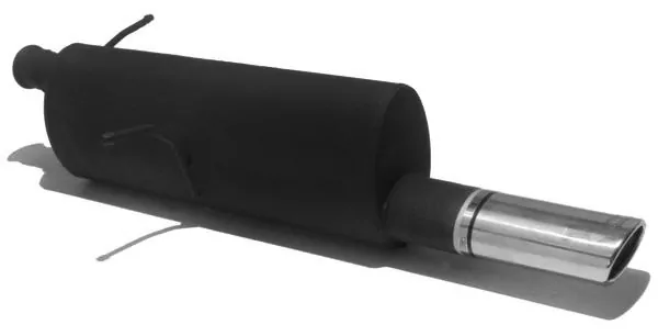 Ulter Sportauspuff für Peugeot 307 COMBI 2001-2007 - 1 Endrohr Oval 95×65