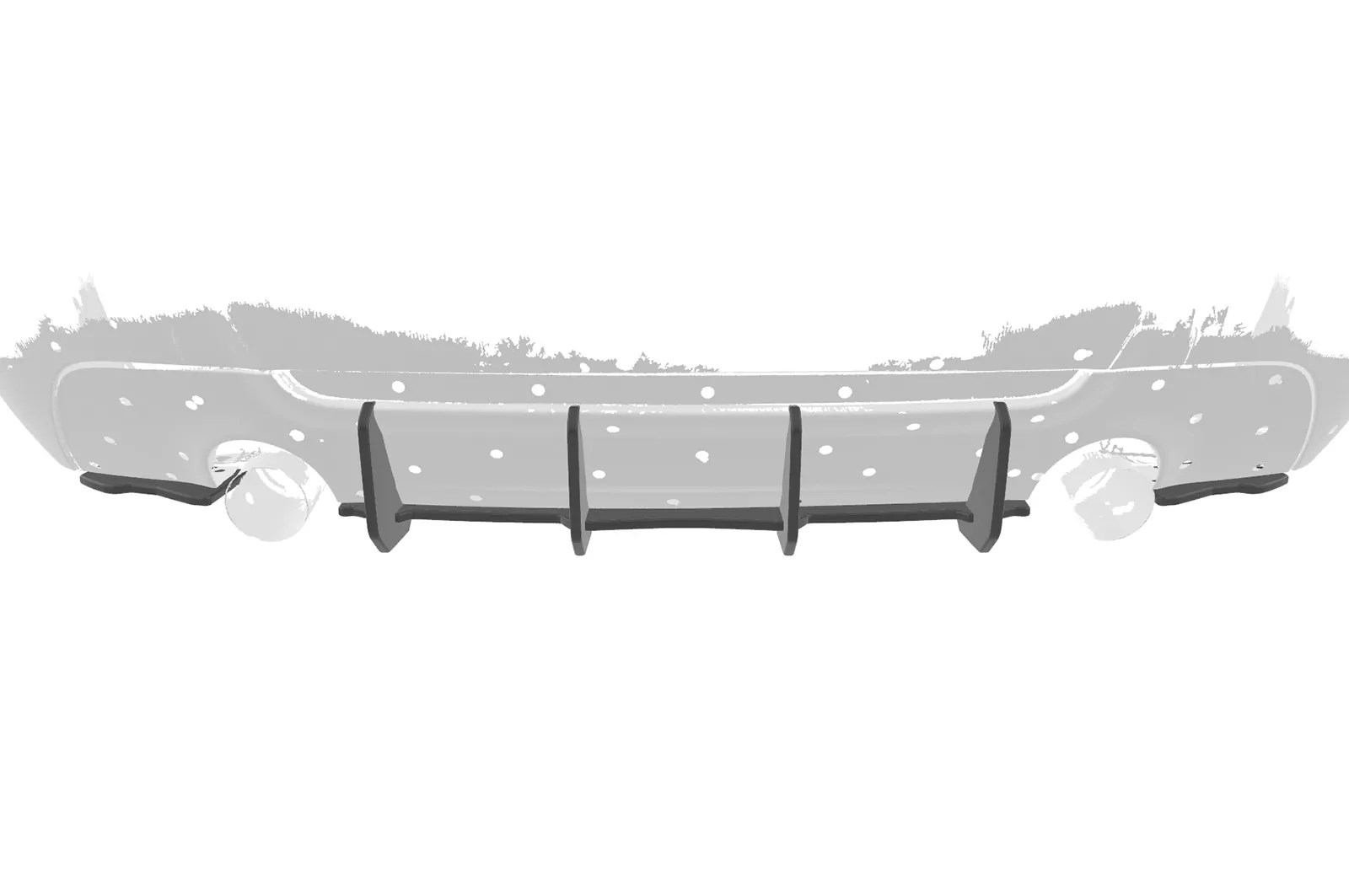 Racing Diffusor / Heckansatz für BMW 3er E92/E93 M-Paket HA368