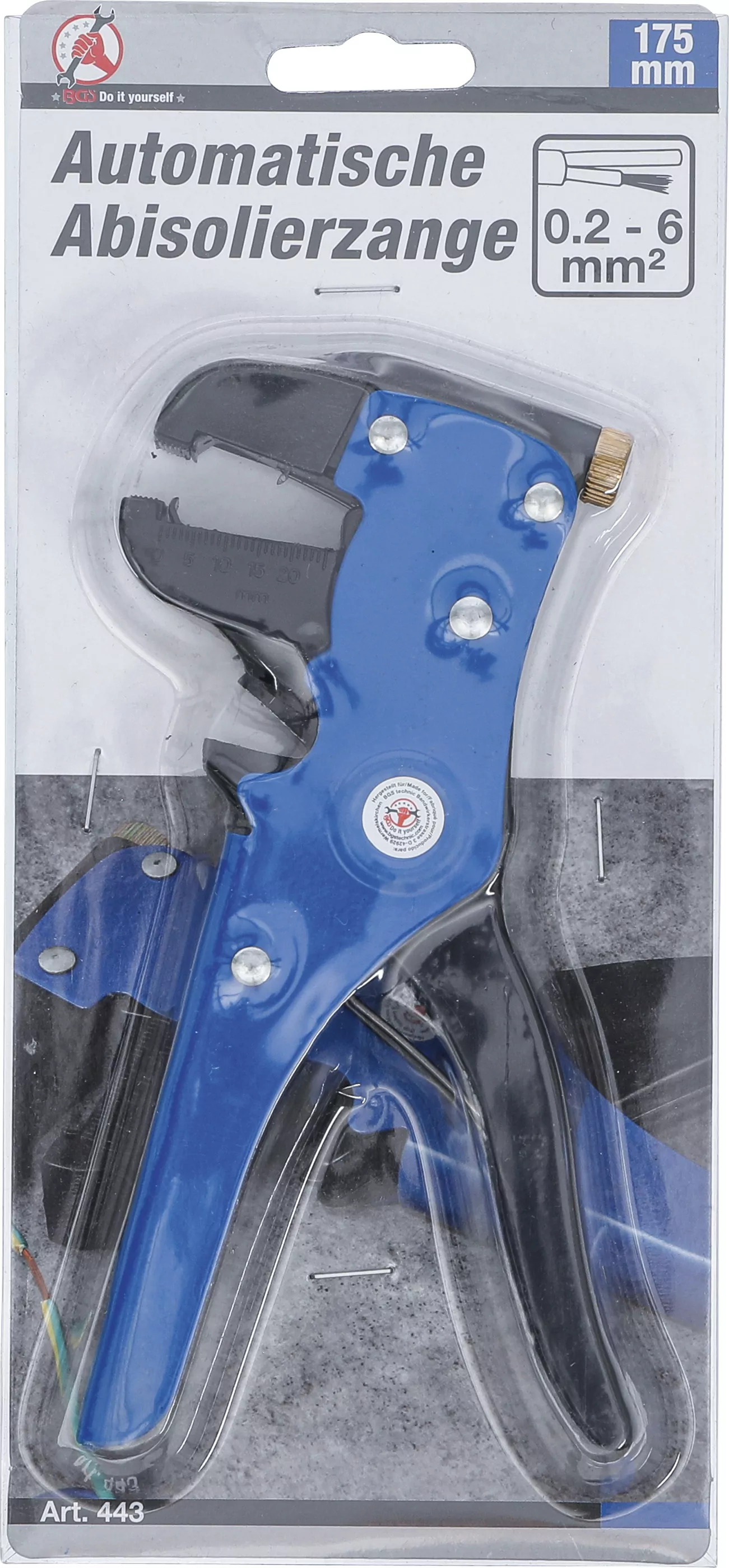 Automatische Abisolierzange | 0,2 - 6 mm² | 175 mm