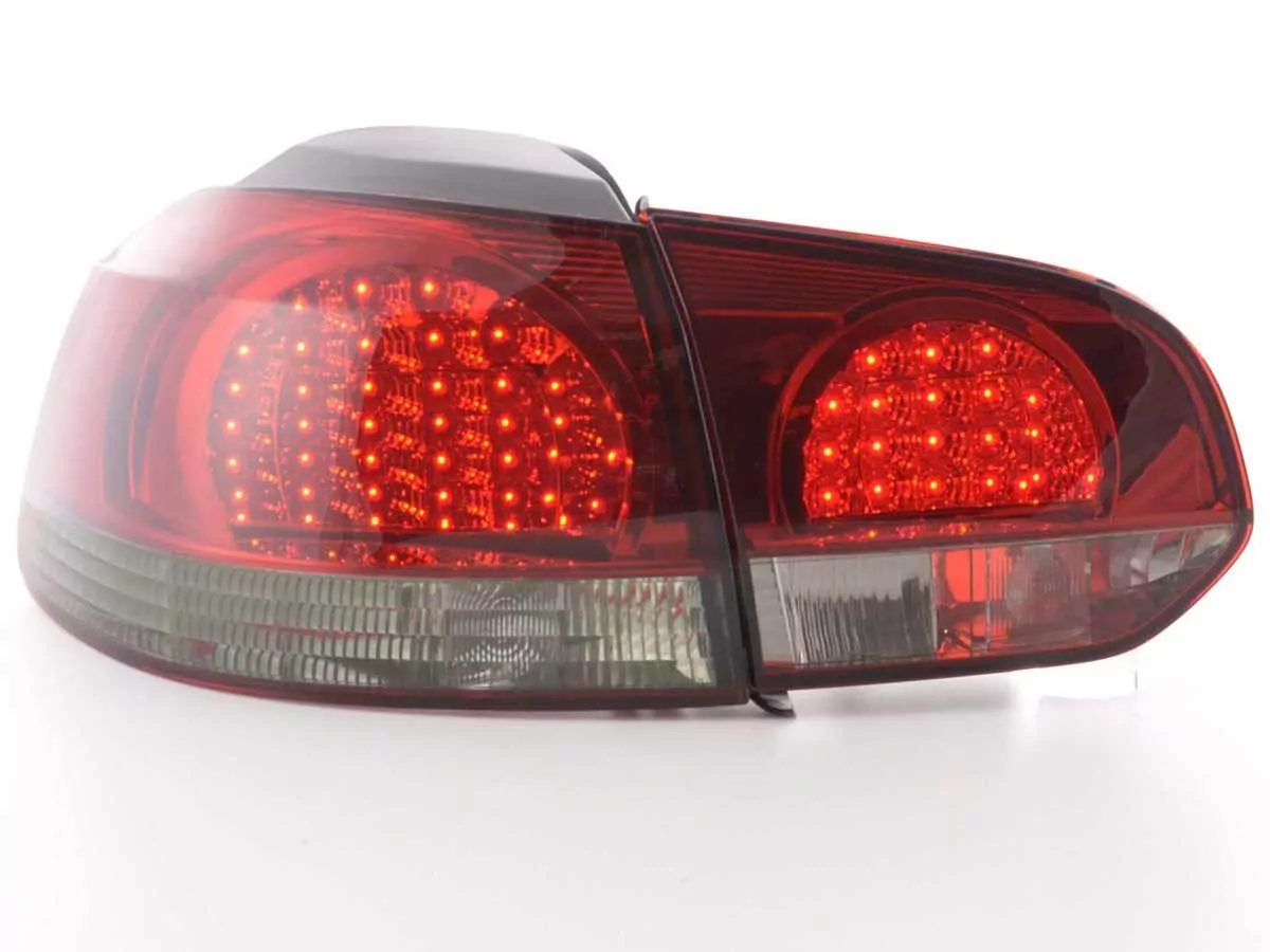 LED Rückleuchten Set VW Golf 6 Typ 1K Bj. 08- schwarz/rot