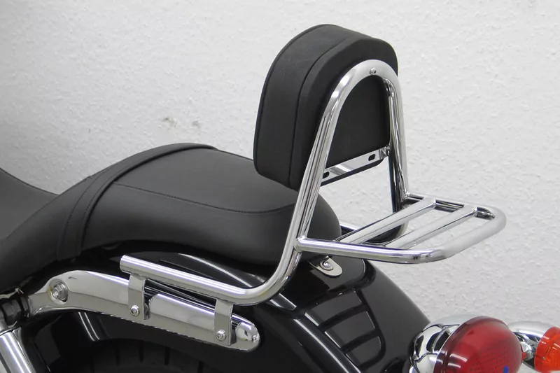 FEHLING Sissy Bar aus Rohr mit Kissen und Gepäckträger, TRIUMPH Speedmaster 2008-