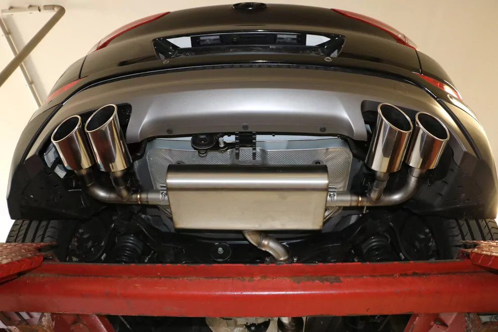 Hyundai Tucson TLE 4x2 & 4x4  Endschalldämpfer Ausgang rechts/links - 2x115x85 Typ 38 rechts/links