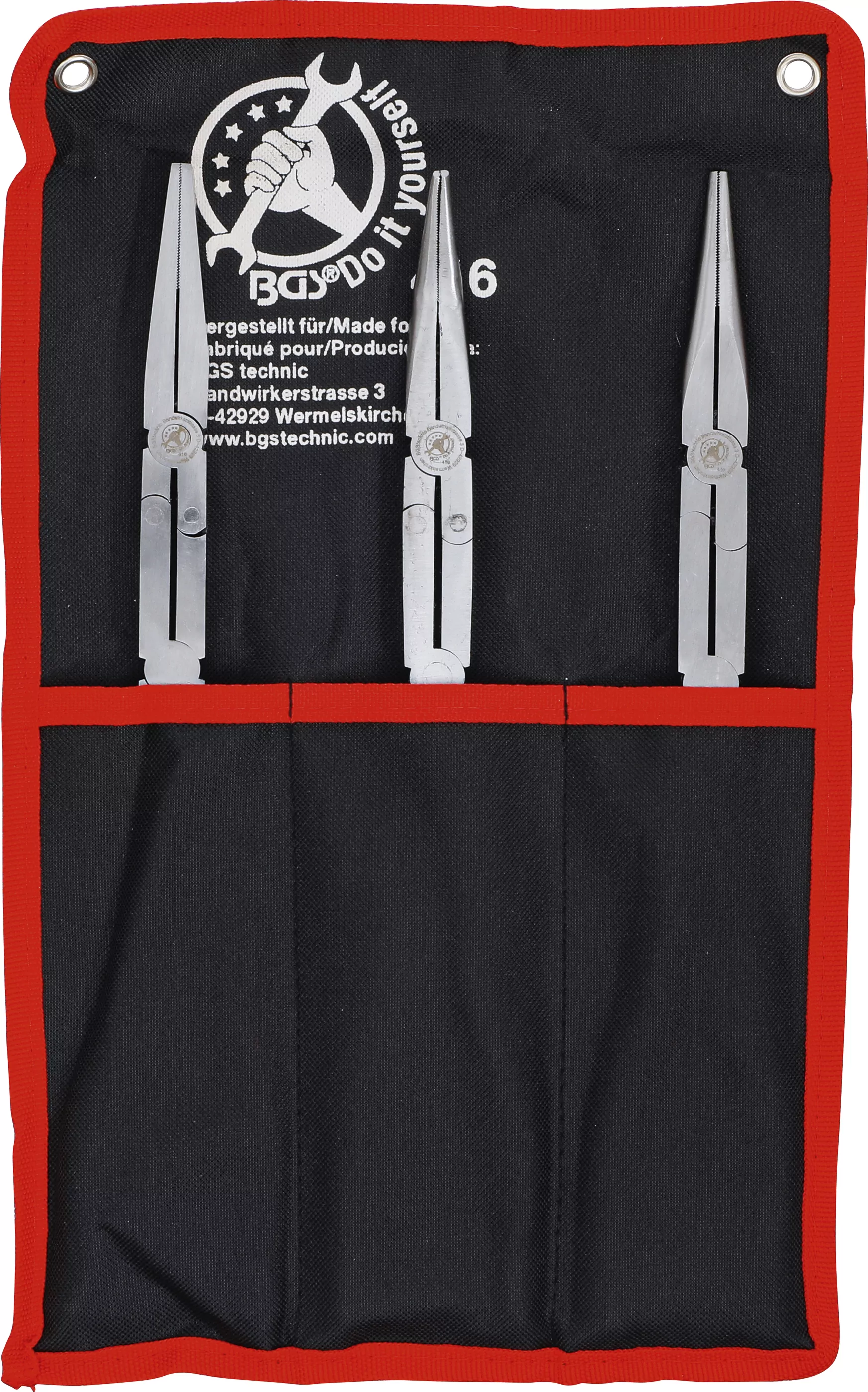 Doppelgelenk-Zangen-Satz | 3-tlg.