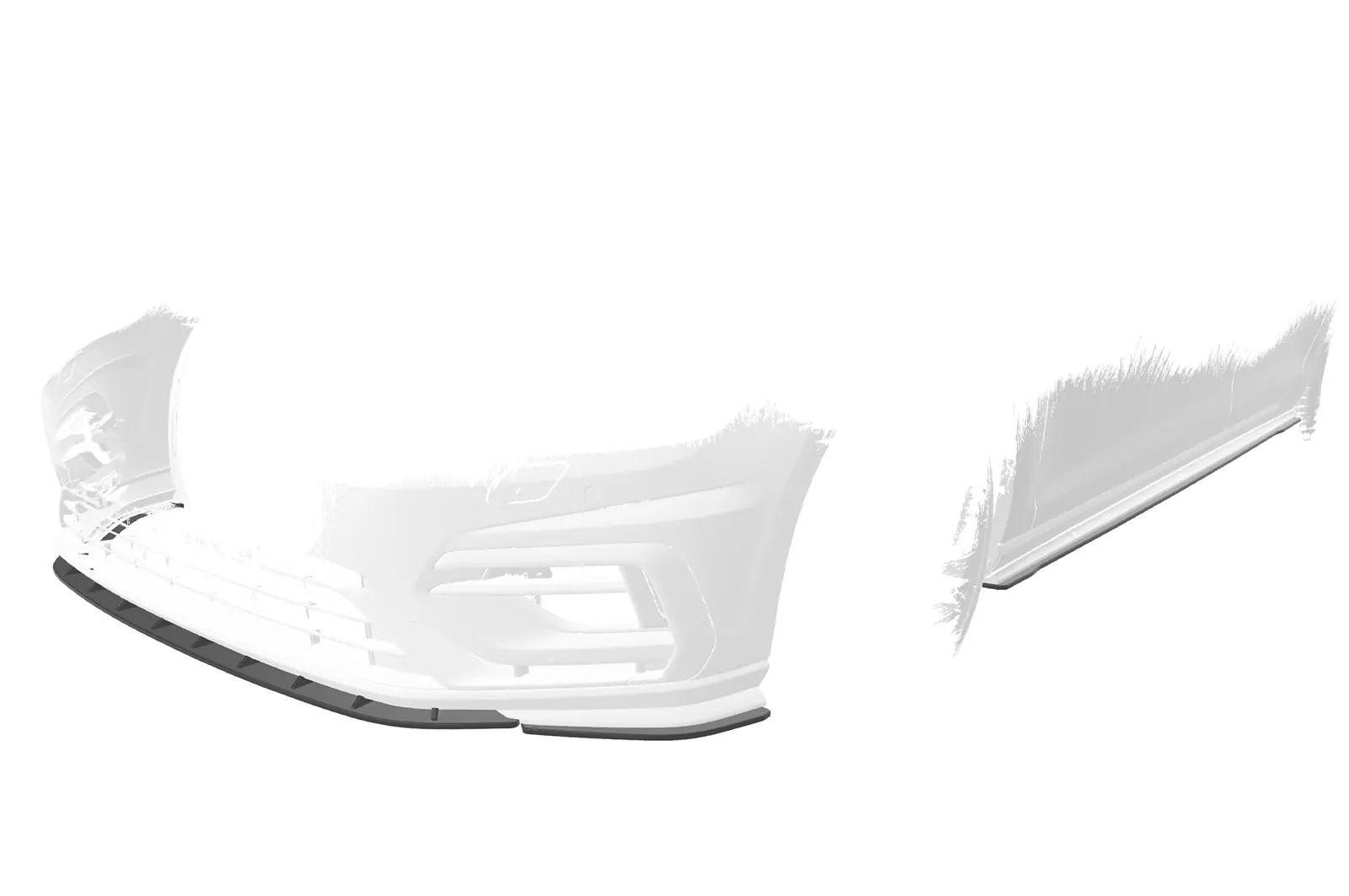 Cup-Spoilerlippe mit ABE für VW Golf 7 R / R-Line CSL680