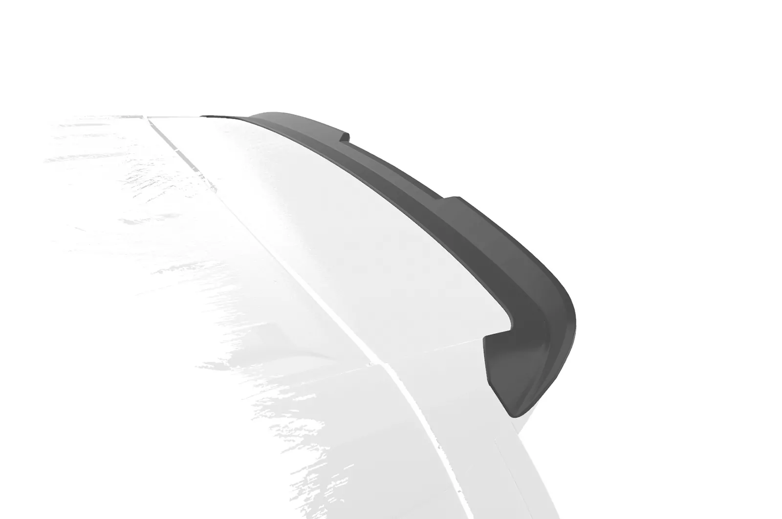 Heckflügel mit ABE für VW T7 Multivan HF925 Schwarz Strukturiert