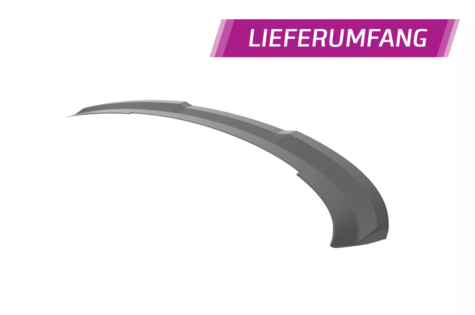 Heckflügel mit ABE für BMW 3er F34 Gran Turismo (GT) HF979 Schwarz Strukturiert