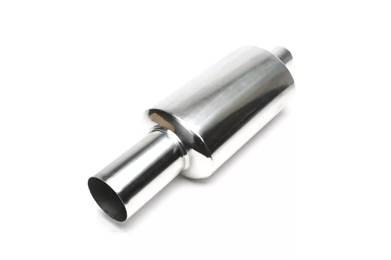 TA Technix Edelstahl Sportendschalldämpfer universal 102mm rund / scharf