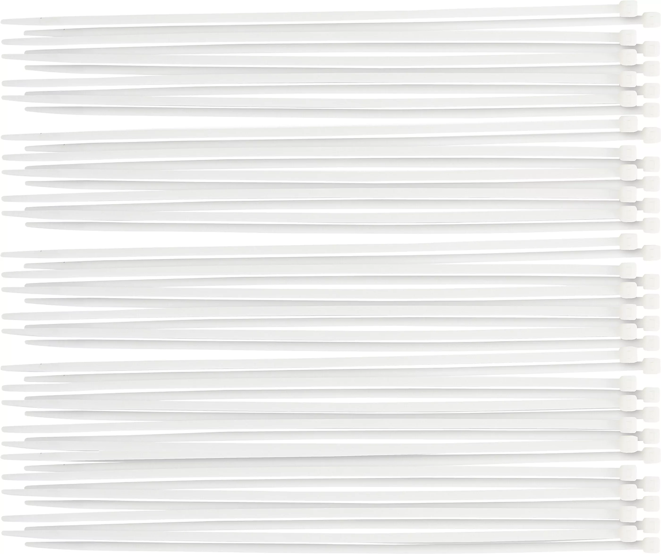 Kabelbinder-Sortiment | weiß | 4,8 x 300 mm | 50-tlg.