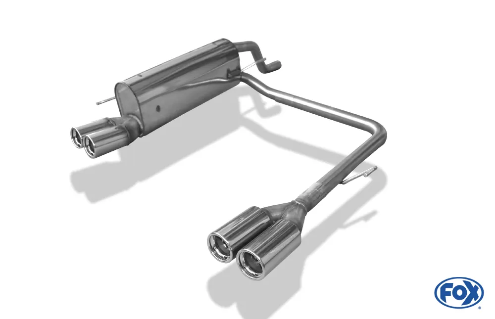 Fiat Grande Punto 199 - Benzin  Endschalldämpfer Ausgang rechts/links - 2x76 Typ 13 rechts/links