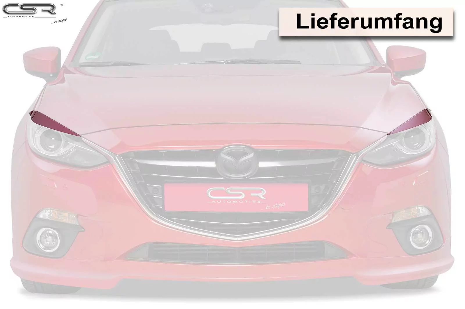 Scheinwerferblenden für Mazda 3 Typ BM SB248