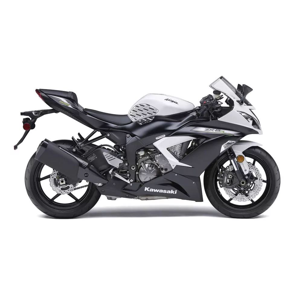 Stompgrip Traction Pad Volcano für Kawasaki Ninja ZX-6R 09-22 Hybrid