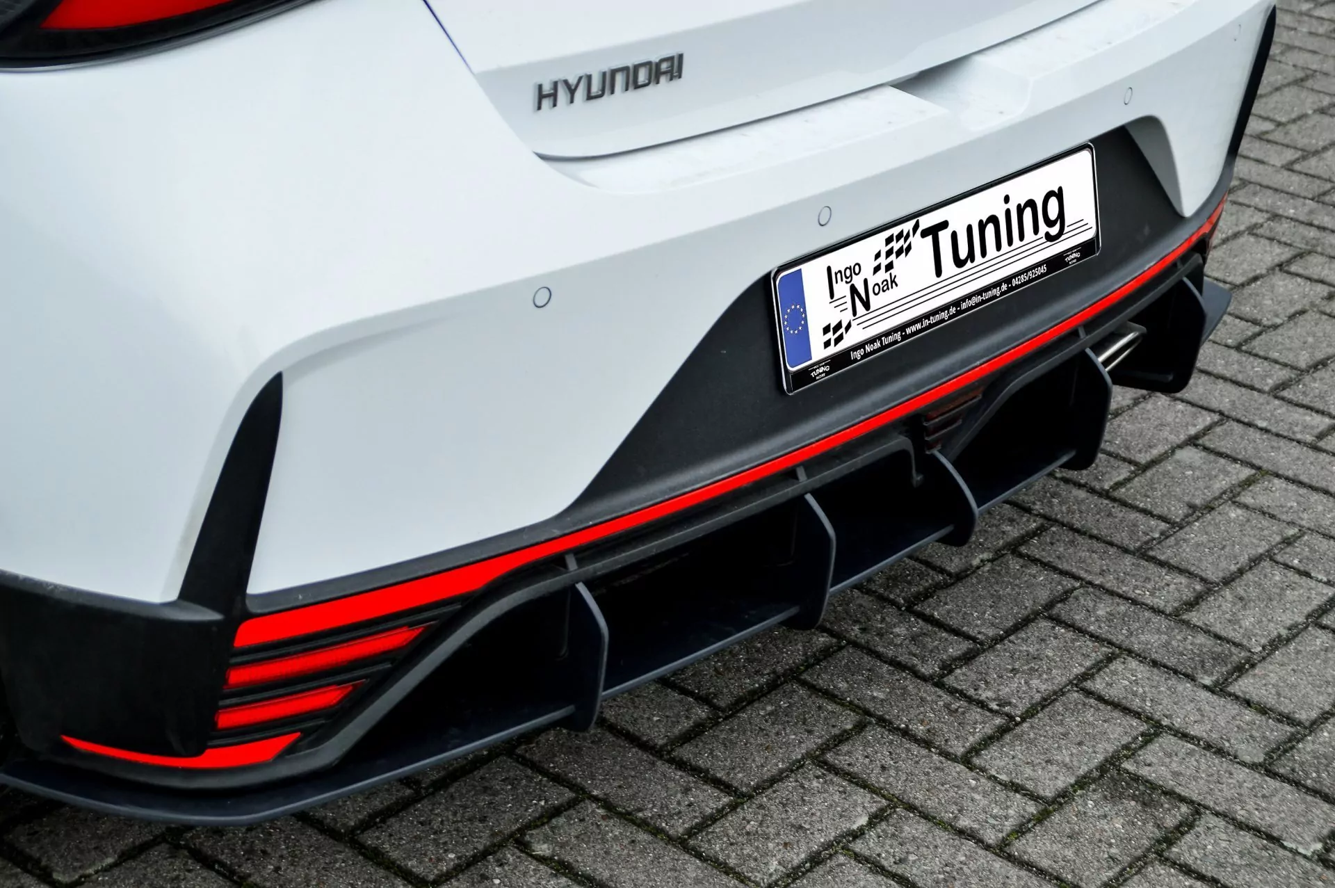 Racing Heckansatz für Hyundai I20N Performance