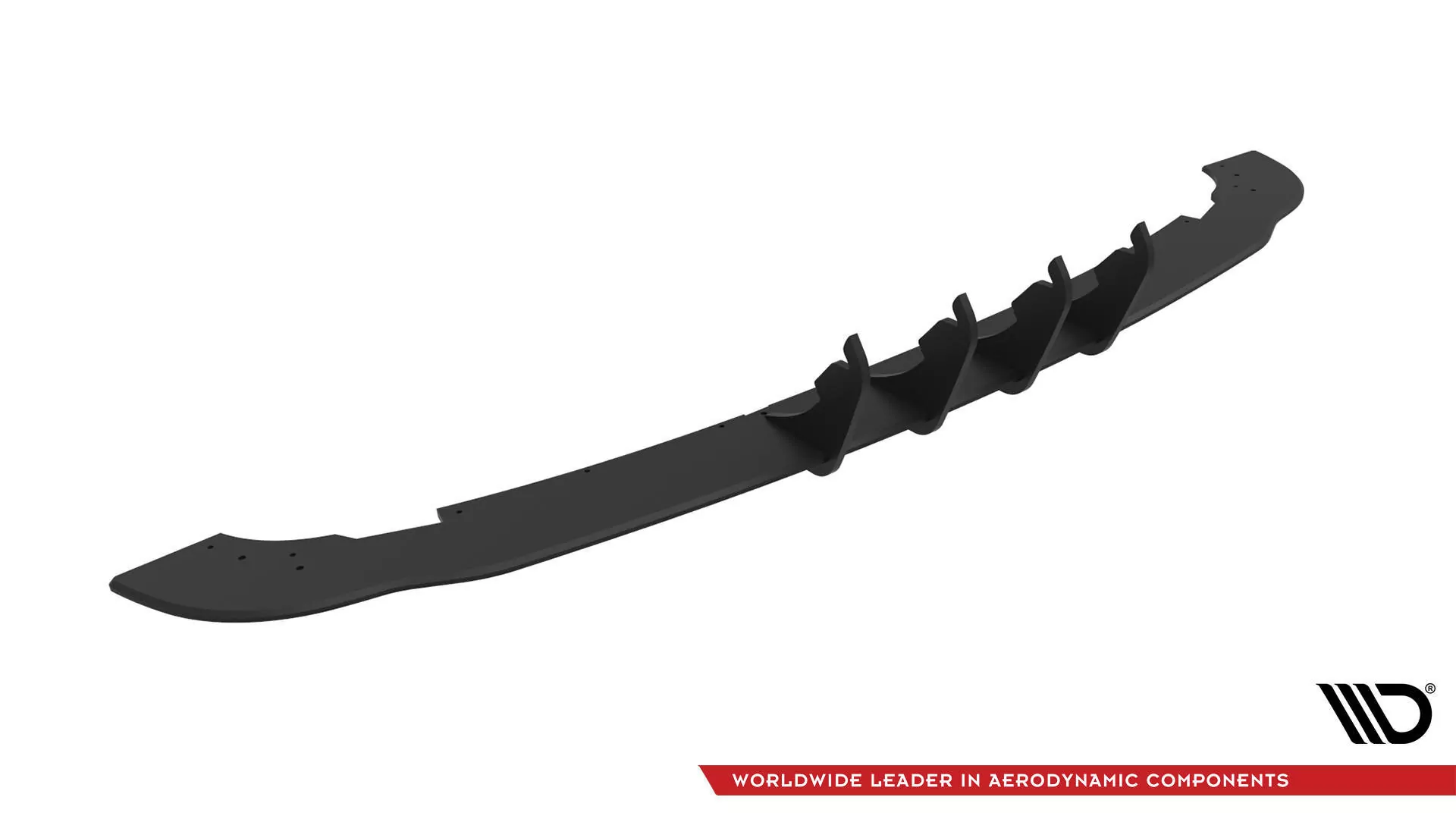 Street Pro Heck Ansatz Flaps Diffusor +Flaps Für Mercedes-Benz A AMG-Line W176 Facelift Schwarz Hochglanz