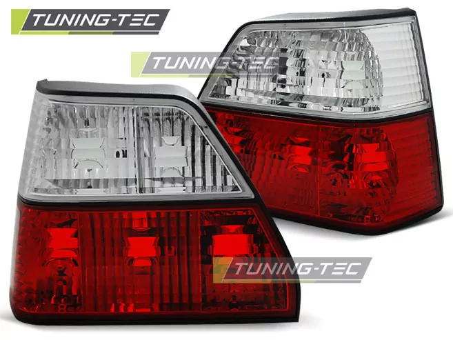 Tail Lights Red White Fits Vw Golf 2 08.83-08.91