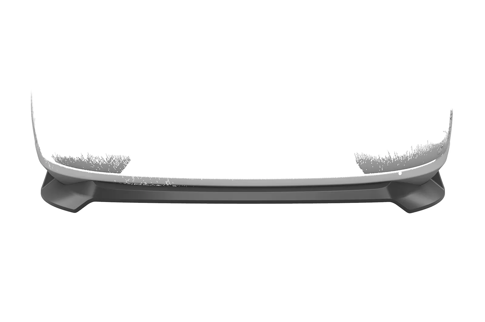 Cup-Spoilerlippe mit ABE für Ford Transit MK7 Custom CSL729 Schwarz Strukturiert