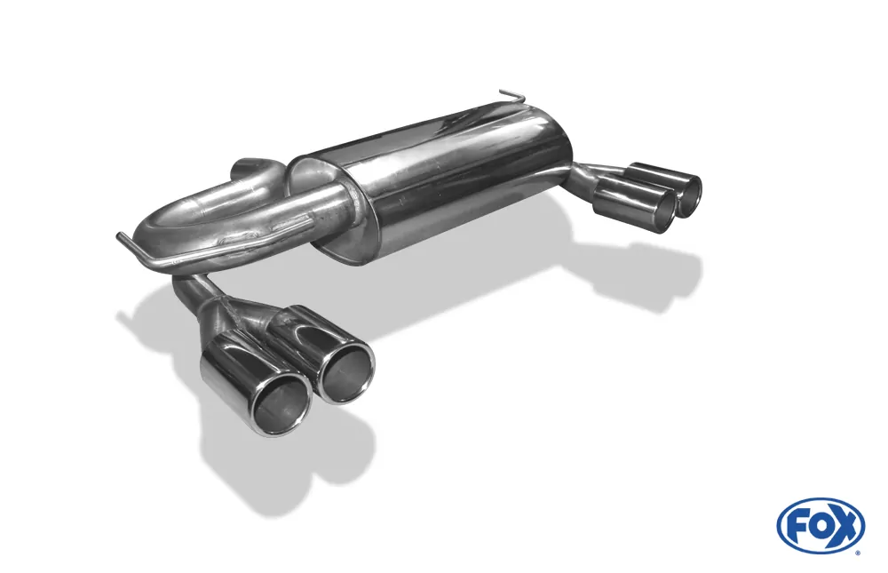 Audi A3 Typ 8L quattro  Endschalldämpfer Ausgang rechts/links Ø 63,5mm - 2x76 Typ 12 rechts/links