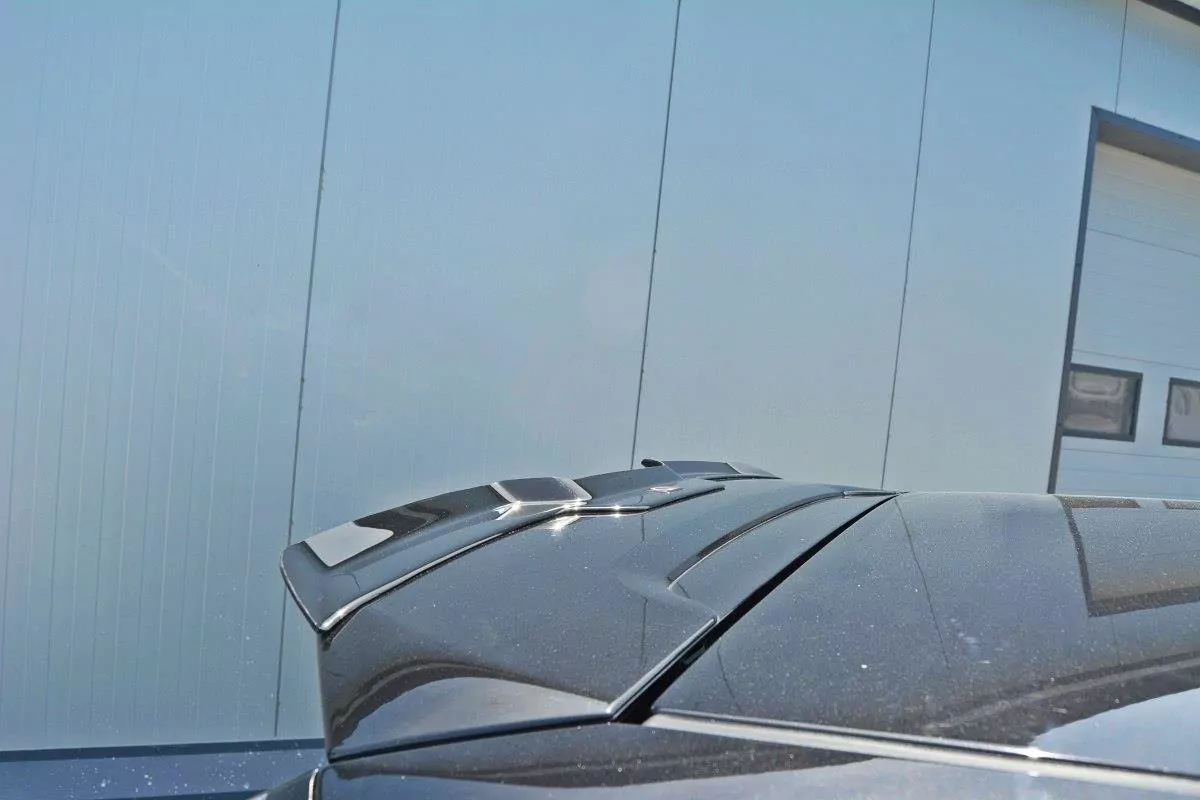 Spoiler CAP Passend Für Passend Für Fiat Punto Evo Abarth Schwarz Hochglanz Schwarz Hochglanz