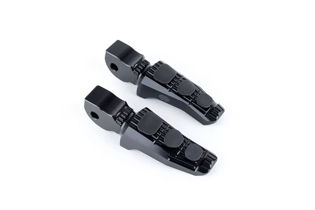 Gilles Austauschfußrasten-Kit Touring Sozius schwarz für BMW R1250GS R1200GS